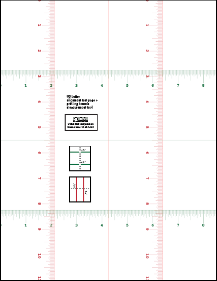 Thumbnail of print calibrator test page